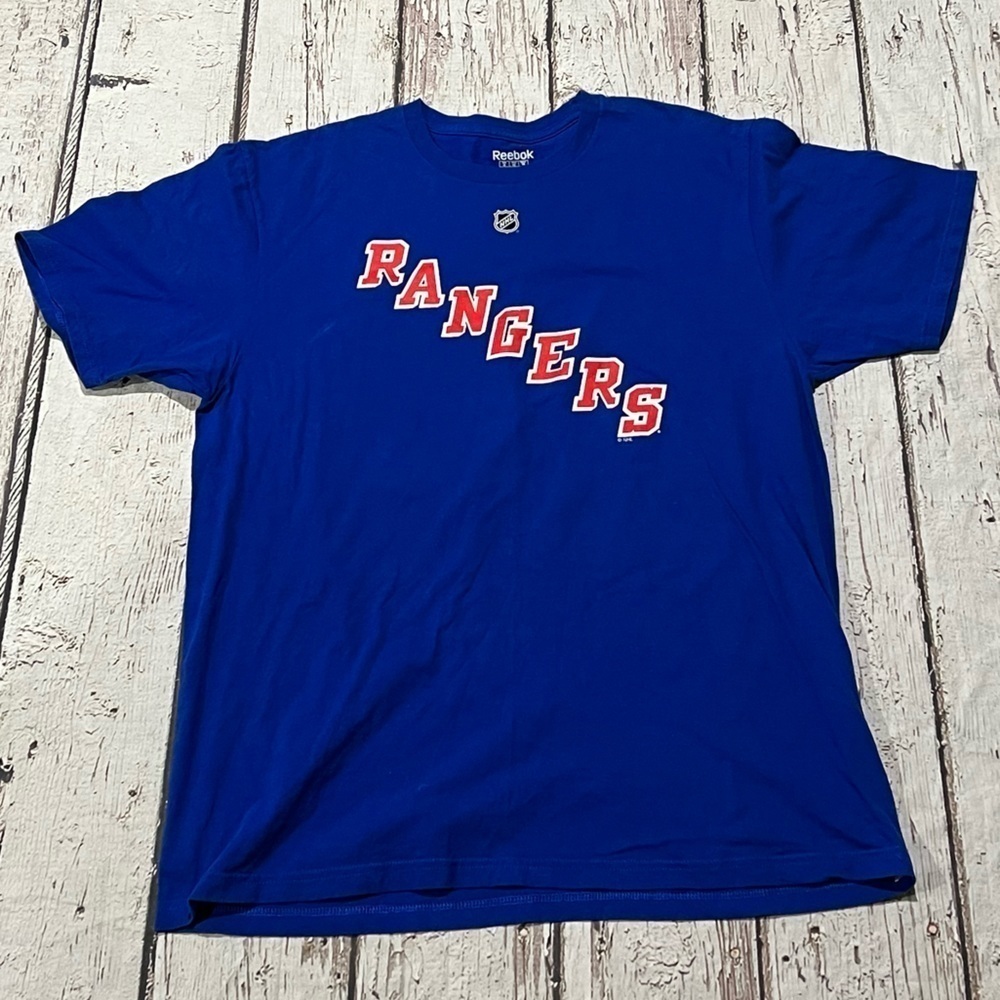 Oscar Lindberg  New York Rangers Reebok NHL Hockey Tshirt